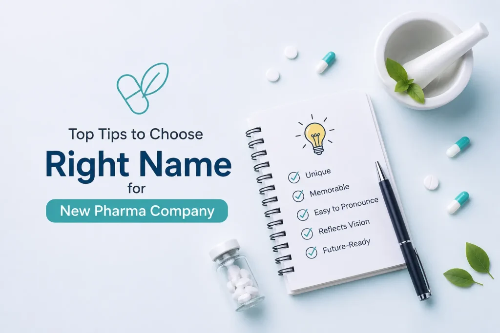 Tips to Choose the Right Name for a New Pharma Company