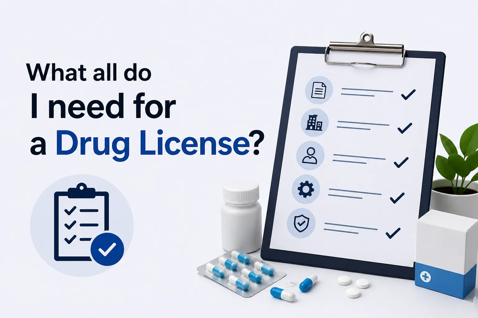 What all do I need for a drug license?