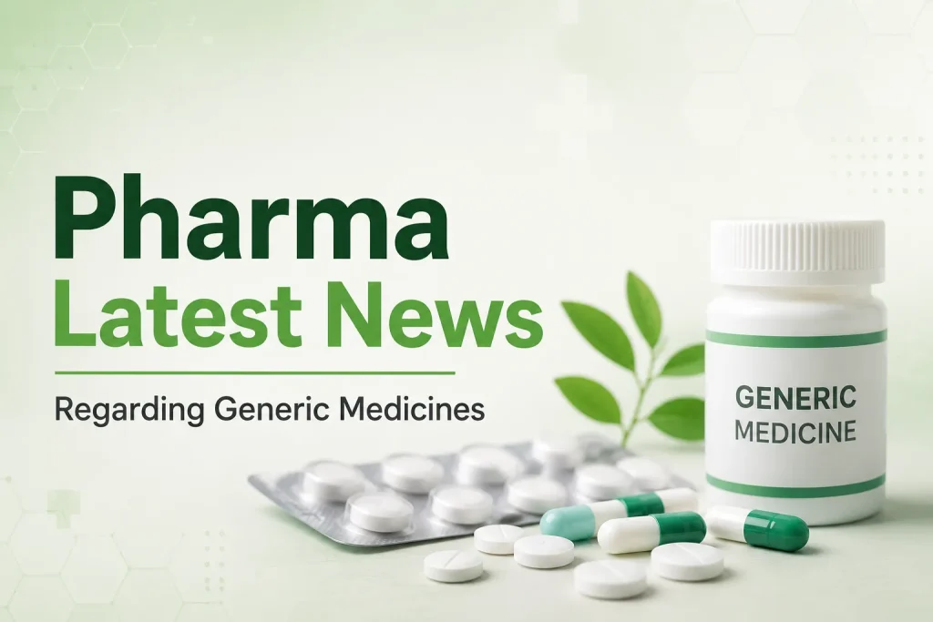 Pharma news regarding generic medicines